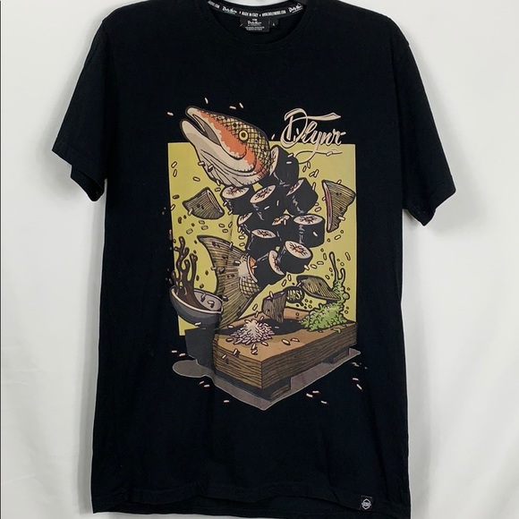 Dolly Noire made in Italy black tee shirt size Lg. - Picture 2 of 6